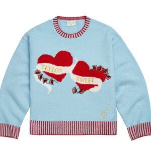 Taylor Swift- Heart Holiday Sweater- 2025- NEW IN BAG- Size XL